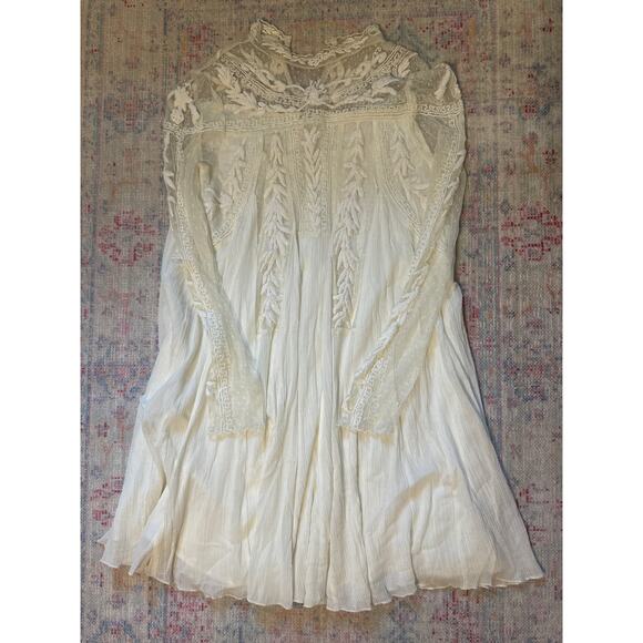 Free People Write About Love Dress in Natural - Picture 4 of 10